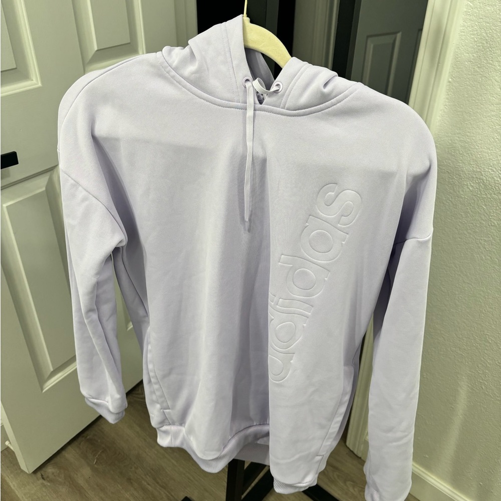 Lilac adidas sweatshirt/hoodie